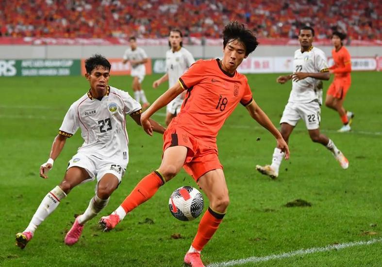 央视直播中国VS北马里亚纳群岛!上朱鹏宇捞净胜球,安帅别当摆设