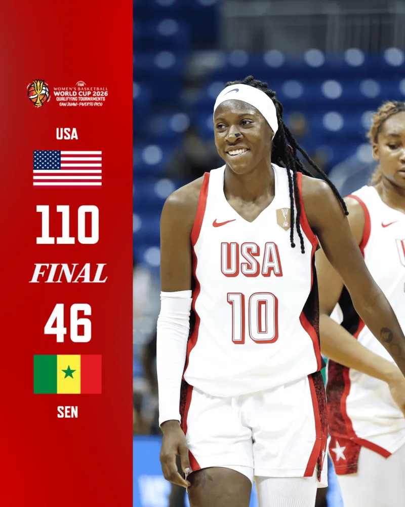 开云网页版中国官网-女篮世预赛：克拉克17分&amp;amp;佩奇9分，美国女篮110-46塞内加尔
